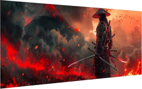 Malen Nach Zahlen Samurai, Malen Nach Zahlen Erwachsene Vulkan, DIY Set Erwachsene Mit Pinseln und Acrylfarbe, Paint by Numbers Adult für Deko Wohnzimmer und Zimmer Deko Geschenke 55x110cm 1-4400 Malen Nach Zahlen Samurai, Malen Nach Zahlen Erwachsene Vulkan, DIY Set Erwachsene Mit Pinseln und Acrylfarbe, Paint by Numbers Adult für Deko Wohnzimmer und Zimmer Deko Geschenke 55x110cm 1-4400 von KUEGDUNG