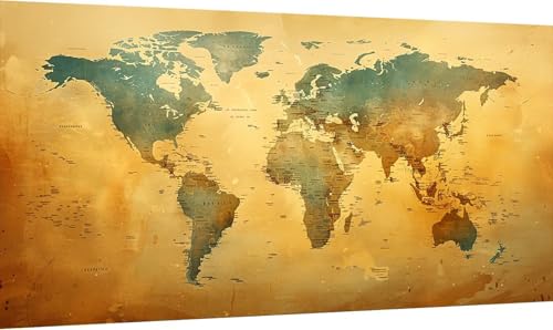 Malen Nach Zahlen Weltkarte, Malen Nach Zahlen Erwachsene Abstrakt, DIY Set Erwachsene Mit Pinseln und Acrylfarbe, Paint by Numbers für Deko Wohnzimmer und Zimmer Deko Geschenke 30x60cm 4-4975 Malen Nach Zahlen Weltkarte, Malen Nach Zahlen Erwachsene Abstrakt, DIY Set Erwachsene Mit Pinseln und Acrylfarbe, Paint by Numbers für Deko Wohnzimmer und Zimmer Deko Geschenke 30x60cm 4-4975 von KUEGDUNG