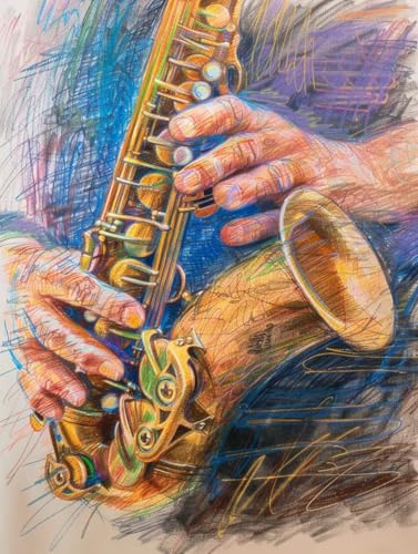Musikinstrumente Malen Nach Zahlen Erwachsene, Malen Nach Zahlen Musik, DIY Set Erwachsene Mit 3 Pinseln und Acrylfarbe, Paint by Numbers Handgemalt Ölgemälde Kit für Deko Wohnzimmer 30x40cm 3-1318 Musikinstrumente Malen Nach Zahlen Erwachsene, Malen Nach Zahlen Musik, DIY Set Erwachsene Mit 3 Pinseln und Acrylfarbe, Paint by Numbers Handgemalt Ölgemälde Kit für Deko Wohnzimmer 30x40cm 3-1318 von KUEGDUNG