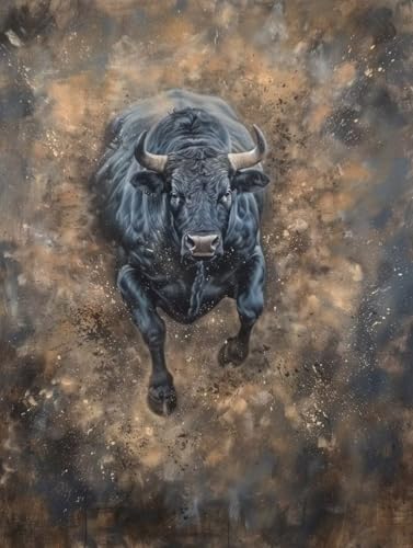 Ochse Malen Nach Zahlen Erwachsene, Malen Nach Zahlen Tier, DIY Set Erwachsene Mit 3 Pinseln und Acrylfarbe, Paint by Numbers Handgemalt Ölgemälde Kit für Deko Wohnzimmer Geschenke 100x135cm 4-7121 Ochse Malen Nach Zahlen Erwachsene, Malen Nach Zahlen Tier, DIY Set Erwachsene Mit 3 Pinseln und Acrylfarbe, Paint by Numbers Handgemalt Ölgemälde Kit für Deko Wohnzimmer Geschenke 100x135cm 4-7121 von KUEGDUNG