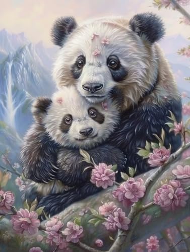 Panda Malen Nach Zahlen Erwachsene, Malen Nach Zahlen Blume, DIY Set Erwachsene Mit 3 Pinseln und Acrylfarbe, Paint by Numbers Handgemalt Ölgemälde Kit für Deko Wohnzimmer Geschenke 100x130cm 5-5997 Panda Malen Nach Zahlen Erwachsene, Malen Nach Zahlen Blume, DIY Set Erwachsene Mit 3 Pinseln und Acrylfarbe, Paint by Numbers Handgemalt Ölgemälde Kit für Deko Wohnzimmer Geschenke 100x130cm 5-5997 von KUEGDUNG