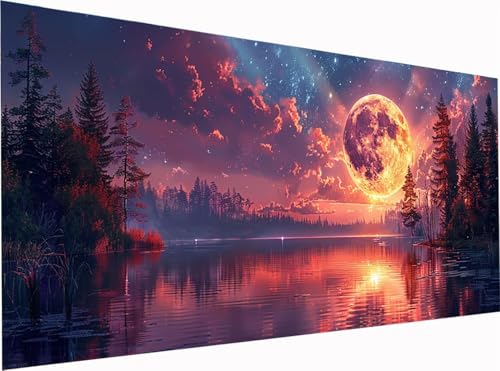 Planet Diamond Painting Erwachsene Groß XXL 140x70cm, 5D Diamant Painting Bilder Landschaft, DIY Stickerei Cross Stickerei Bastelset Erwachsene, Full Drill Diamant Malerei für Deko Wohnzimmer 4-5850 Planet Diamond Painting Erwachsene Groß XXL 140x70cm, 5D Diamant Painting Bilder Landschaft, DIY Stickerei Cross Stickerei Bastelset Erwachsene, Full Drill Diamant Malerei für Deko Wohnzimmer 4-5850 von KUEGDUNG