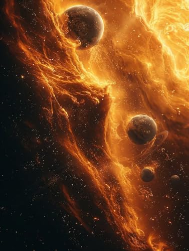 Planet Malen Nach Zahlen Erwachsene mit Rahmen, Malen Nach Zahlen Sternenhimmel, DIY Set Erwachsene, Paint by Numbers Set mit Pinseln und Acrylfarben, Deko Wohnzimmer Geschenke 30x40cm 9-1662 Planet Malen Nach Zahlen Erwachsene mit Rahmen, Malen Nach Zahlen Sternenhimmel, DIY Set Erwachsene, Paint by Numbers Set mit Pinseln und Acrylfarben, Deko Wohnzimmer Geschenke 30x40cm 9-1662 von KUEGDUNG