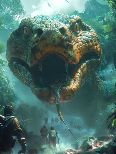 Schlange Malen Nach Zahlen Erwachsene mit Rahmen, Malen Nach Zahlen Berg, DIY Set Erwachsene, Paint by Numbers Set mit Pinseln und Acrylfarben, Deko Wohnzimmer, Geschenke für Frauen 70x95cm 7-2952 Schlange Malen Nach Zahlen Erwachsene mit Rahmen, Malen Nach Zahlen Berg, DIY Set Erwachsene, Paint by Numbers Set mit Pinseln und Acrylfarben, Deko Wohnzimmer, Geschenke für Frauen 70x95cm 7-2952 von KUEGDUNG