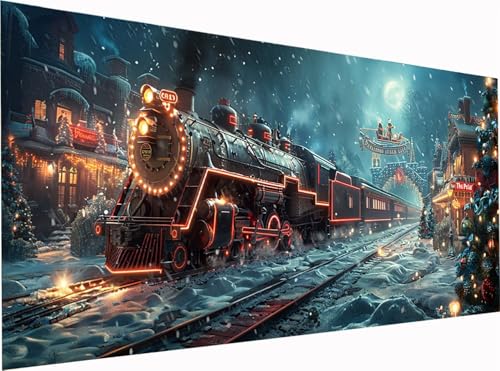 Schneeszene Diamond Painting Erwachsene Groß XXL 300x100cm, 5D Diamant Painting Bilder Zug, DIY Stickerei Cross Stickerei Bastelset Erwachsene, Full Drill Diamant Malerei für Deko Wohnzimmer 1-1755 Schneeszene Diamond Painting Erwachsene Groß XXL 300x100cm, 5D Diamant Painting Bilder Zug, DIY Stickerei Cross Stickerei Bastelset Erwachsene, Full Drill Diamant Malerei für Deko Wohnzimmer 1-1755 von KUEGDUNG