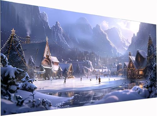Schneeszene Diamond Painting Erwachsene Groß XXL 90x45cm, 5D Diamant Painting Bilder Landschaft, DIY Stickerei Cross Stickerei Bastelset Erwachsene, Diamant Malerei für Deko Wohnzimmer Geschenke 6-507 Schneeszene Diamond Painting Erwachsene Groß XXL 90x45cm, 5D Diamant Painting Bilder Landschaft, DIY Stickerei Cross Stickerei Bastelset Erwachsene, Diamant Malerei für Deko Wohnzimmer Geschenke 6-507 von KUEGDUNG