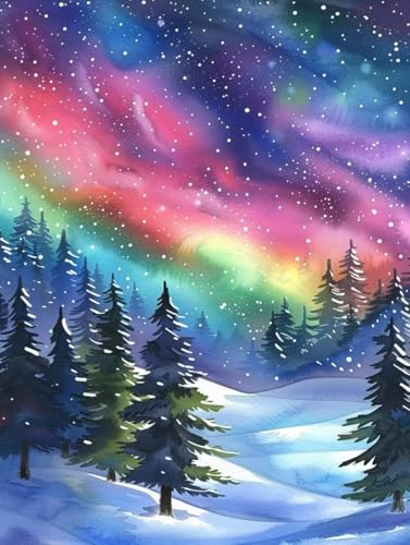 Schneeszene Malen Nach Zahlen Erwachsene, Malen Nach Zahlen Baum, DIY Set Erwachsene Mit 3 Pinseln und Acrylfarbe, Paint by Numbers Handgemalt Ölgemälde Kit für Deko Wohnzimmer 70x95cm G-6997 Schneeszene Malen Nach Zahlen Erwachsene, Malen Nach Zahlen Baum, DIY Set Erwachsene Mit 3 Pinseln und Acrylfarbe, Paint by Numbers Handgemalt Ölgemälde Kit für Deko Wohnzimmer 70x95cm G-6997 von KUEGDUNG