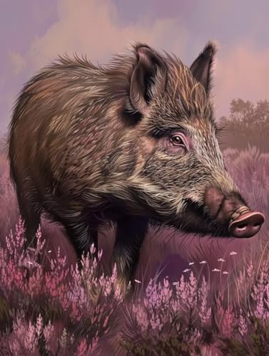 Schwein Malen Nach Zahlen Erwachsene, Niedlich Malen Nach Zahlen, DIY Handgemalt Ölgemälde Kit Mit 3 Pinseln und Acrylfarbe, Paint by Numbers Bastelset Erwachsene für Deko Wohnzimmer 100x130cm V-2206 Schwein Malen Nach Zahlen Erwachsene, Niedlich Malen Nach Zahlen, DIY Handgemalt Ölgemälde Kit Mit 3 Pinseln und Acrylfarbe, Paint by Numbers Bastelset Erwachsene für Deko Wohnzimmer 100x130cm V-2206 von KUEGDUNG