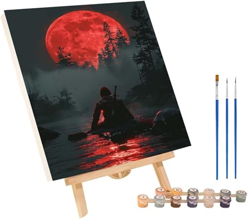 Sonne Malen Nach Zahlen Erwachsene mit Rahmen, Malen Nach Zahlen Rivers, DIY Set Erwachsene, Paint by Numbers Set mit Pinseln und Acrylfarben, Deko Wohnzimmer, Geschenke für Frauen 50x65cm H-7199 Sonne Malen Nach Zahlen Erwachsene mit Rahmen, Malen Nach Zahlen Rivers, DIY Set Erwachsene, Paint by Numbers Set mit Pinseln und Acrylfarben, Deko Wohnzimmer, Geschenke für Frauen 50x65cm H-7199 von KUEGDUNG