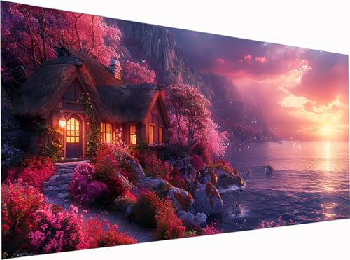 Sonnenuntergang Diamond Painting Erwachsene Groß XXL 300x100cm, 5D Diamant Painting Bilder Landschaft, DIY Stickerei Cross Stickerei Bastelset Erwachsene, Diamant Malerei für Deko Wohnzimmer R-4516 Sonnenuntergang Diamond Painting Erwachsene Groß XXL 300x100cm, 5D Diamant Painting Bilder Landschaft, DIY Stickerei Cross Stickerei Bastelset Erwachsene, Diamant Malerei für Deko Wohnzimmer R-4516 von KUEGDUNG