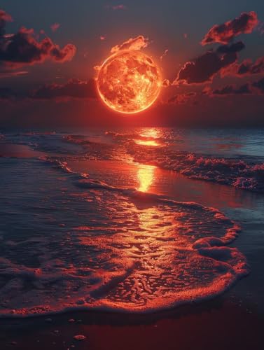 Sonnenuntergang Malen Nach Zahlen Erwachsene mit Rahmen, Malen Nach Zahlen Landschaft, DIY Set Erwachsene, Paint by Numbers Set mit Pinseln und Acrylfarben, Deko Wohnzimmer Geschenke 100x130cm 5-8180 Sonnenuntergang Malen Nach Zahlen Erwachsene mit Rahmen, Malen Nach Zahlen Landschaft, DIY Set Erwachsene, Paint by Numbers Set mit Pinseln und Acrylfarben, Deko Wohnzimmer Geschenke 100x130cm 5-8180 von KUEGDUNG