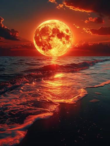 Sonnenuntergang Malen Nach Zahlen Erwachsene mit Rahmen, Malen Nach Zahlen Landschaft, DIY Set Erwachsene, Paint by Numbers Set mit Pinseln und Acrylfarben, Deko Wohnzimmer Geschenke 30x40cm D-5250 Sonnenuntergang Malen Nach Zahlen Erwachsene mit Rahmen, Malen Nach Zahlen Landschaft, DIY Set Erwachsene, Paint by Numbers Set mit Pinseln und Acrylfarben, Deko Wohnzimmer Geschenke 30x40cm D-5250 von KUEGDUNG