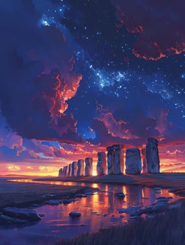 Sonnenuntergang Malen Nach Zahlen Erwachsene mit Rahmen, Malen Nach Zahlen Landschaft, DIY Set Erwachsene, Paint by Numbers Set mit Pinseln und Acrylfarben, Deko Wohnzimmer Geschenke 70x95cm 3-9472 Sonnenuntergang Malen Nach Zahlen Erwachsene mit Rahmen, Malen Nach Zahlen Landschaft, DIY Set Erwachsene, Paint by Numbers Set mit Pinseln und Acrylfarben, Deko Wohnzimmer Geschenke 70x95cm 3-9472 von KUEGDUNG