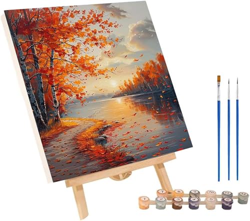 Sonnenuntergang Malen Nach Zahlen Erwachsene mit Rahmen, Malen Nach Zahlen Rivers, DIY Set Erwachsene, Paint by Numbers Set mit Pinseln und Acrylfarben, Deko Wohnzimmer Geschenke 100x135cm 6-7374 Sonnenuntergang Malen Nach Zahlen Erwachsene mit Rahmen, Malen Nach Zahlen Rivers, DIY Set Erwachsene, Paint by Numbers Set mit Pinseln und Acrylfarben, Deko Wohnzimmer Geschenke 100x135cm 6-7374 von KUEGDUNG