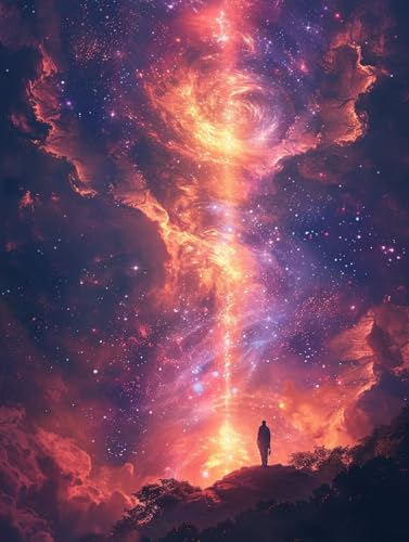 Sternenhimmel Malen Nach Zahlen Erwachsene mit Rahmen, Malen Nach Zahlen Mann, DIY Set Erwachsene, Paint by Numbers Set mit Pinseln und Acrylfarben, Deko Wohnzimmer, Geschenke für Frauen 30x40cm Y-251 Sternenhimmel Malen Nach Zahlen Erwachsene mit Rahmen, Malen Nach Zahlen Mann, DIY Set Erwachsene, Paint by Numbers Set mit Pinseln und Acrylfarben, Deko Wohnzimmer, Geschenke für Frauen 30x40cm Y-251 von KUEGDUNG