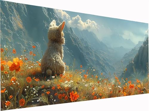 Tier Diamond Painting Erwachsene Groß XXL 120x60cm, 5D Diamant Painting Bilder Landschaft, DIY Stickerei Cross Stickerei Bastelset Erwachsene, Full Drill Diamant Malerei für Deko Wohnzimmer C-8019 Tier Diamond Painting Erwachsene Groß XXL 120x60cm, 5D Diamant Painting Bilder Landschaft, DIY Stickerei Cross Stickerei Bastelset Erwachsene, Full Drill Diamant Malerei für Deko Wohnzimmer C-8019 von KUEGDUNG