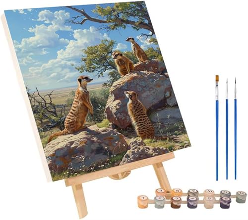 Tier Malen Nach Zahlen Erwachsene mit Rahmen, Malen Nach Zahlen Landschaft, DIY Set Erwachsene, Paint by Numbers Set mit Pinseln und Acrylfarben, Deko Wohnzimmer, Geschenke für Frauen 70x95cm 9-8042 Tier Malen Nach Zahlen Erwachsene mit Rahmen, Malen Nach Zahlen Landschaft, DIY Set Erwachsene, Paint by Numbers Set mit Pinseln und Acrylfarben, Deko Wohnzimmer, Geschenke für Frauen 70x95cm 9-8042 von KUEGDUNG