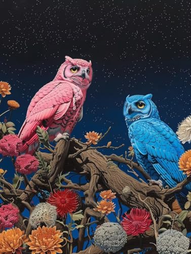 Vogel Malen Nach Zahlen Erwachsene, Malen Nach Zahlen Sternenhimmel, DIY Set Erwachsene Mit 3 Pinseln und Acrylfarbe, Paint by Numbers Handgemalt Ölgemälde Kit für Deko Wohnzimmer 100x130cm 6-8804 Vogel Malen Nach Zahlen Erwachsene, Malen Nach Zahlen Sternenhimmel, DIY Set Erwachsene Mit 3 Pinseln und Acrylfarbe, Paint by Numbers Handgemalt Ölgemälde Kit für Deko Wohnzimmer 100x130cm 6-8804 von KUEGDUNG