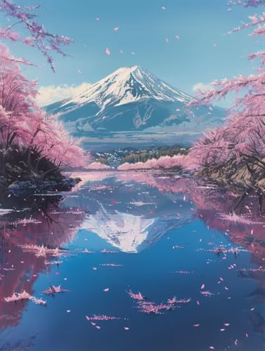 Vulkan Fuji Malen Nach Zahlen Erwachsene, Landschaft Malen Nach Zahlen, DIY Handgemalt Ölgemälde Kit Mit 3 Pinseln und Acrylfarbe, Paint by Numbers Bastelset Erwachsene, Deko Wohnzimmer 40x50cm 1-3087 Vulkan Fuji Malen Nach Zahlen Erwachsene, Landschaft Malen Nach Zahlen, DIY Handgemalt Ölgemälde Kit Mit 3 Pinseln und Acrylfarbe, Paint by Numbers Bastelset Erwachsene, Deko Wohnzimmer 40x50cm 1-3087 von KUEGDUNG
