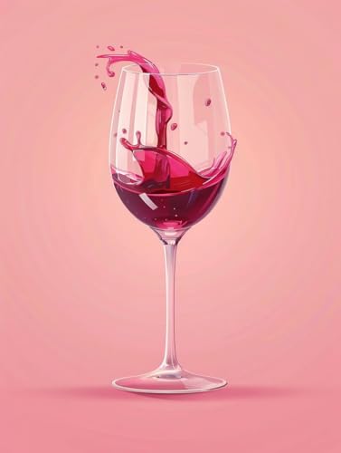 Wein Malen Nach Zahlen Erwachsene, Romantisch Malen Nach Zahlen, DIY Handgemalt Ölgemälde Kit Mit 3 Pinseln und Acrylfarbe, Paint by Numbers Bastelset Erwachsene für Deko Wohnzimmer 30x40cm R-1668 Wein Malen Nach Zahlen Erwachsene, Romantisch Malen Nach Zahlen, DIY Handgemalt Ölgemälde Kit Mit 3 Pinseln und Acrylfarbe, Paint by Numbers Bastelset Erwachsene für Deko Wohnzimmer 30x40cm R-1668 von KUEGDUNG