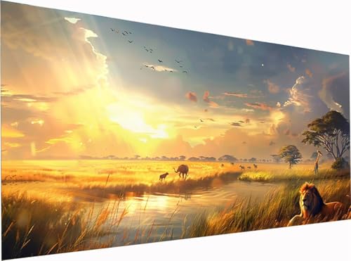 Wiese Diamond Painting Erwachsene Groß XXL 100x50cm, 5D Diamant Painting Bilder Tier, DIY Stickerei Cross Stickerei Bastelset Erwachsene, Full Drill Diamant Malerei für Deko Wohnzimmer Geschenke 2-621 Wiese Diamond Painting Erwachsene Groß XXL 100x50cm, 5D Diamant Painting Bilder Tier, DIY Stickerei Cross Stickerei Bastelset Erwachsene, Full Drill Diamant Malerei für Deko Wohnzimmer Geschenke 2-621 von KUEGDUNG