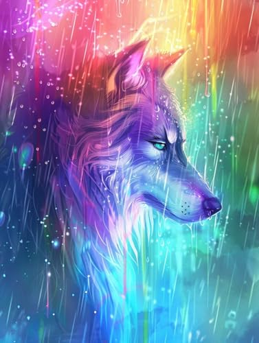 Wolf Malen Nach Zahlen Erwachsene, Traum Malen Nach Zahlen, DIY Handgemalt Ölgemälde Kit Mit 3 Pinseln und Acrylfarbe, Paint by Numbers Bastelset Erwachsene für Deko Wohnzimmer 50x65cm 2-8359 Wolf Malen Nach Zahlen Erwachsene, Traum Malen Nach Zahlen, DIY Handgemalt Ölgemälde Kit Mit 3 Pinseln und Acrylfarbe, Paint by Numbers Bastelset Erwachsene für Deko Wohnzimmer 50x65cm 2-8359 von KUEGDUNG