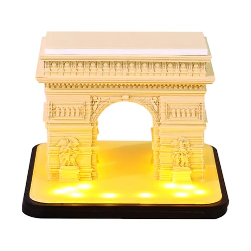 3D-Kalender 2026, Zeitmess-Kalender 2026, Architektonische Skulptur, Verwendung als Lesezeichen und Notizblöcke, Staubbox, geeignet für Büro, Zuhause, Geschenke, Ornamente 3D-Kalender 2026, Zeitmess-Kalender 2026, Architektonische Skulptur, Verwendung als Lesezeichen und Notizblöcke, Staubbox, geeignet für Büro, Zuhause, Geschenke, Ornamente von KUFSESK