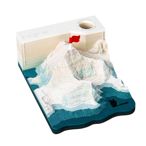 3D-Notizblock, Kunstblöcke, 3D-Notizblock, 3D-Haftnotizen, Verwendung als Lesezeichen und Notizblöcke, Staubbox, geeignet für Büro, Zuhause, Geschenke, Ornamente 3D-Notizblock, Kunstblöcke, 3D-Notizblock, 3D-Haftnotizen, Verwendung als Lesezeichen und Notizblöcke, Staubbox, geeignet für Büro, Zuhause, Geschenke, Ornamente von KUFSESK