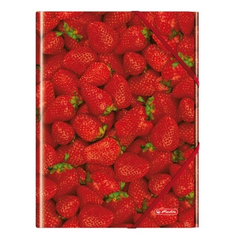 Herlitz - Gummizugmappe A4 PP Erdbeere Herlitz - Gummizugmappe A4 PP Erdbeere von KUG_372