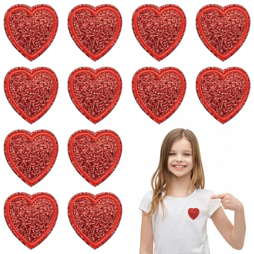20 Stück Rote Herz Aufnäher Bestickt, Herz Patches Bügelflicken zum Aufbügeln, Bestickte Patches zum Aufnähen Rote Herzförmige Aufnäher für Kleidung Jacken Rucksäcke Jeans Hüte Taschen 20 Stück Rote Herz Aufnäher Bestickt, Herz Patches Bügelflicken zum Aufbügeln, Bestickte Patches zum Aufnähen Rote Herzförmige Aufnäher für Kleidung Jacken Rucksäcke Jeans Hüte Taschen von KUHAWL