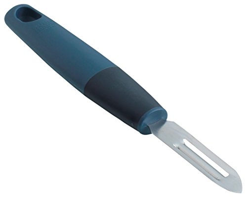 KUHN RIKON 22709 Cooks' Tools Gemüsepeeler schwarz Sparschäler, Edelstahl, 20 x 3 x 1.5 cm von KUHN RIKON