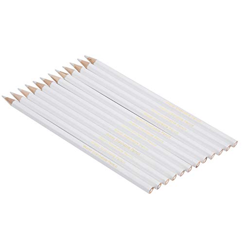 12PCS Wasserlöslicher Bleistift Weiß Nähen Markierungsstift Schneiderin Praktisches Werkzeug, Professioneller Schneider Bleistift zum Schneidern, Nähen, Quilten, Basteln 12PCS Wasserlöslicher Bleistift Weiß Nähen Markierungsstift Schneiderin Praktisches Werkzeug, Professioneller Schneider Bleistift zum Schneidern, Nähen, Quilten, Basteln von KUIDAMOS