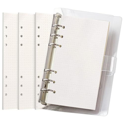 A5 Nachfüllpapier, 3 Pack A5 Papier Gepunktet 6 Löcher 135 Blätter Nachfüllbare Refill Paper Loose Notizpapier für A5 Notizbuch Tagbuch Skizze Malerei A5 Nachfüllpapier, 3 Pack A5 Papier Gepunktet 6 Löcher 135 Blätter Nachfüllbare Refill Paper Loose Notizpapier für A5 Notizbuch Tagbuch Skizze Malerei von KUIZHEN