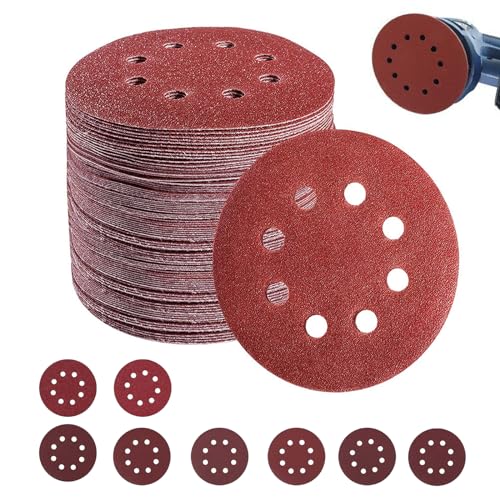 Schleifpapier 125mm Klett, 96 Stück Schleifscheiben 125mm Klett P40/P60/P80/P120/P180/P240/P320/P400 8 Loch Schleifscheiben Set für Exzenterschleifer Profi Schleifpapier Schleifpapier 125mm Klett, 96 Stück Schleifscheiben 125mm Klett P40/P60/P80/P120/P180/P240/P320/P400 8 Loch Schleifscheiben Set für Exzenterschleifer Profi Schleifpapier von KUIZHEN
