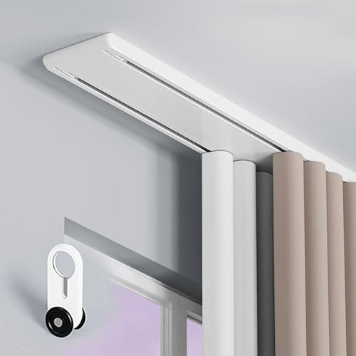 Gardinenschiene Vorhangschiene 2-läufig,gardinenschiene deckenhalterung für vorhangschienen aus aluminium Stille zweireihige robuster Raumteiler, curtain rail vorhang schienensystem für Schiebevorhang Gardinenschiene Vorhangschiene 2-läufig,gardinenschiene deckenhalterung für vorhangschienen aus aluminium Stille zweireihige robuster Raumteiler, curtain rail vorhang schienensystem für Schiebevorhang von KUKIXKK