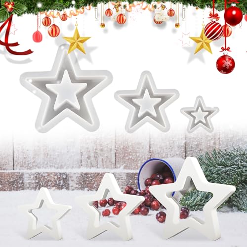 Silikonformen Gießformen Stern Silikonform Weihnachten Gießformen Silikon Kerzenhalter Weihnachten Gipsformen zum Gießen Silikonform Stern für DIY Weihnachten Handwerk Silikonformen Gießformen Stern Silikonform Weihnachten Gießformen Silikon Kerzenhalter Weihnachten Gipsformen zum Gießen Silikonform Stern für DIY Weihnachten Handwerk von KUKKUME