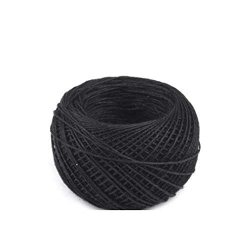 KULIA® Nazar Dhaga Schwarzer Faden 5 Meter Seide Nähfaden Fußkettchen Armband Knotenschnur Glücksbringer Raksha Sutra Kalawa Schutz vor dem bösen Blick Faden Perlenstickerei Schmuckherstellung von KULIA