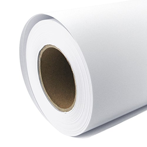 Plotterpapier Rolle matt 108 g/m² 61 cm x 30 m A1 A2 Inkjet Plotter gestrichenes Universalpapier wasserdicht, geeignet für Dye-und Pigmentfarben von KULTLOGGEN