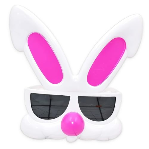 KUMSODE Ostern Kaninchen Gläser Lustige Party Brillen Foto Requisiten Maskerade Masken Kostüm Dekoration für Kinder Erwachsene Ostern Halloween Karneval Fasching Ball Geburtstag Sommer Party von KUMSODE