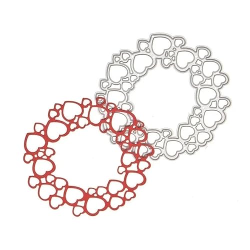 Metall-Stanzformen, Stanzformen für Kartenherstellung, 10 x 10 cm, Kreis, Herz, Metall-Stanzformen, Schablonen, Scrapbooking, Album, Papierkarten, Basteln Metall-Stanzformen, Stanzformen für Kartenherstellung, 10 x 10 cm, Kreis, Herz, Metall-Stanzformen, Schablonen, Scrapbooking, Album, Papierkarten, Basteln von KUNGZUNMOLDS