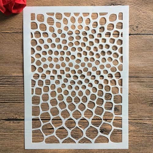 Schablonen zum Malen auf Holz, A4, 29 x 21 cm, wiederverwendbare Schablonen für Malerei, DIY, Handwerk auf Holzwand, Heimdekoration, Scrapbook, Malvorlage von KUNGZUNMOLDS
