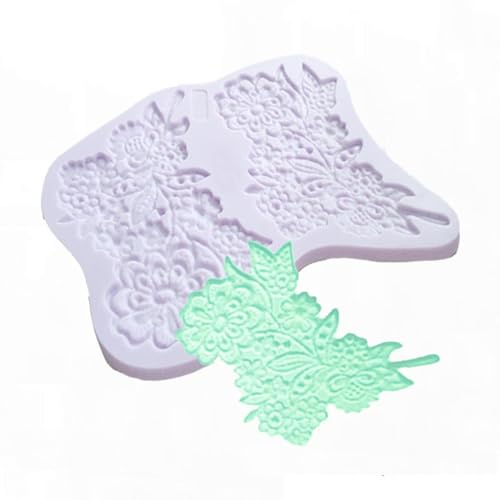Silikonform zum Backen, Fondantformen, 15,8 x 12,3 x 0,7 cm, Blumenblätter, Silikonform, Fondant, Kuchen, Schokolade, Dessert, Zubehör, 3D-Blätter, Spitze, dekoratives Backwerkzeug Silikonform zum Backen, Fondantformen, 15,8 x 12,3 x 0,7 cm, Blumenblätter, Silikonform, Fondant, Kuchen, Schokolade, Dessert, Zubehör, 3D-Blätter, Spitze, dekoratives Backwerkzeug von KUNGZUNMOLDS