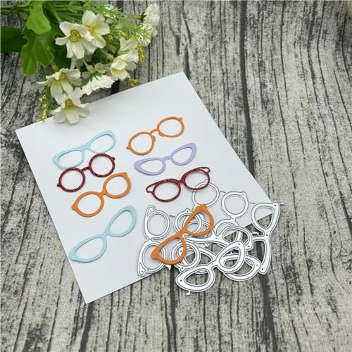 Stanzschablonen für Kartenherstellung, 8 Stück, 11,2 x 8,8 cm, Brillen, Spitze, Handwerk, Metall-Stanzformen für Scrapbooking, Album, Prägung, Papier, Karten, dekorativ Stanzschablonen für Kartenherstellung, 8 Stück, 11,2 x 8,8 cm, Brillen, Spitze, Handwerk, Metall-Stanzformen für Scrapbooking, Album, Prägung, Papier, Karten, dekorativ von KUNGZUNMOLDS