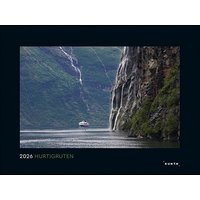 KUNTH Monats-Wandkalender Hurtigruten 2026 von KUNTH