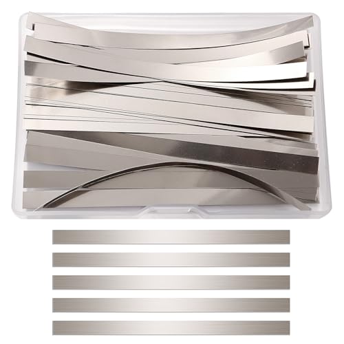 KUOQIY 50 Stücke 0.1 * 6 * 100 mm Reine Nickel Streifen 99.6% Nickel, Nickel Streifen Band für Batterie, Nickel Streifen Löten Nickelstreifen Li-Po Akku, für 18650 Batterie Schweißen KUOQIY 50 Stücke 0.1 * 6 * 100 mm Reine Nickel Streifen 99.6% Nickel, Nickel Streifen Band für Batterie, Nickel Streifen Löten Nickelstreifen Li-Po Akku, für 18650 Batterie Schweißen von KUOQIY