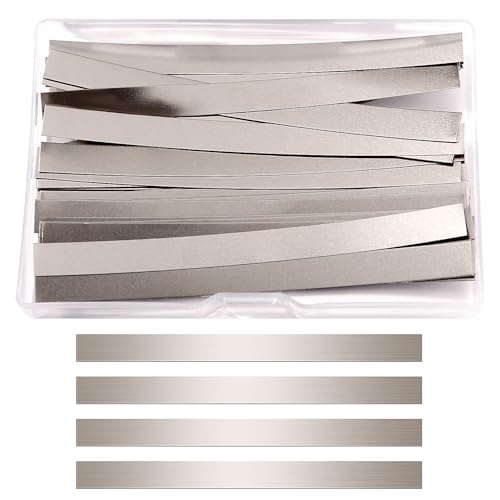 KUOQIY 50 Stücke 0.1 * 8 * 100 mm Reine Nickel Streifen 99.6% Nickel, Nickel Streifen Band für Batterie, Nickel Streifen Löten Nickelstreifen Li-Po Akku, für 18650 Batterie Schweißen KUOQIY 50 Stücke 0.1 * 8 * 100 mm Reine Nickel Streifen 99.6% Nickel, Nickel Streifen Band für Batterie, Nickel Streifen Löten Nickelstreifen Li-Po Akku, für 18650 Batterie Schweißen von KUOQIY