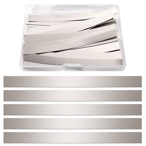 KUOQIY 50 Stücke 0.15 * 8 * 100 mm Reine Nickel Streifen 99.6% Nickel, Nickel Streifen Band für Batterie, Nickel Streifen Löten Nickelstreifen Li-Po Akku, für 18650 Batterie Schweißen KUOQIY 50 Stücke 0.15 * 8 * 100 mm Reine Nickel Streifen 99.6% Nickel, Nickel Streifen Band für Batterie, Nickel Streifen Löten Nickelstreifen Li-Po Akku, für 18650 Batterie Schweißen von KUOQIY