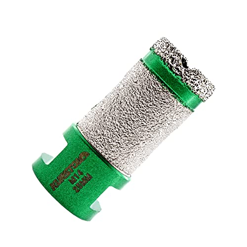 KURSTOL Diamant Bohrkrone - Fingerfräs Bit 25MM Diamantbohrer Lochsägen für Porzellan Fliese Granit Marmor Trockenbohren von KURSTOL