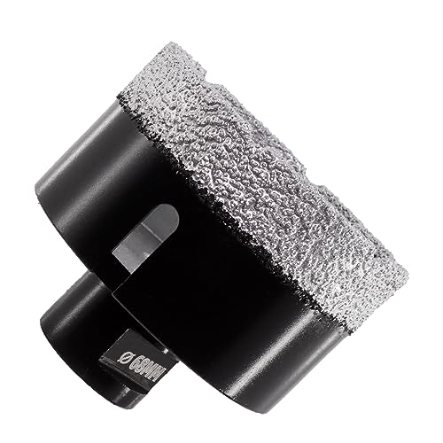 KURSTOL Diamant-Bohrkrone Kit - Diamantbohrer Durchmesser 68MM Diamant Lochsägen für Porzellan Fliese Granit Marmor Trockenbohren von KURSTOL