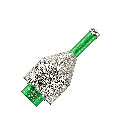 KURSTOL Diamant Bohrkrone 10-35mm x M14 Gewindewinkelschleifer, Diamant Fräser Bit zum Formen von Vergrößern von Reinigungslöchern von Granit, Marmor, Porzellanfliesen von KURSTOL